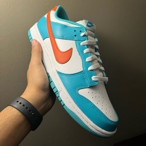 Size 11 - Nike Dunk Low Miami Dolphins DV0833-102 White/Cosmic Clay-Dusty